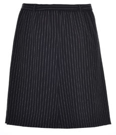 Striped Women's Fashion Skirts Short Style With D-ring Buckle In Waist