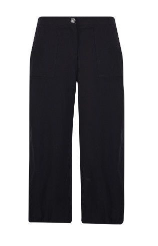 Black Color Ladies Slim Fit Trousers Polyester Casual Simple Straight Type For Women